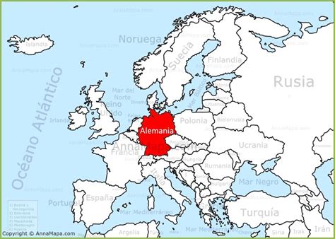 donde queda alemania en el mapa